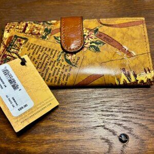NWT Patricia Nash Small Purse Clutch "MY EUROPEAN TRIP"